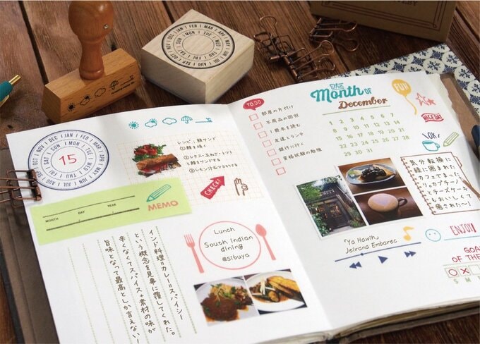 手帳用のはんこ