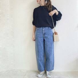 GUから新たな神デニム登場！大人にうれしいゆるっとコクーン