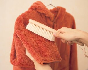 ブラッシングで風合いキープ