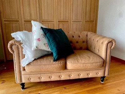 おしゃれソファーも頂き物