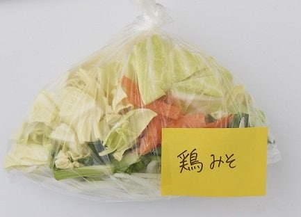 「鶏みそ」ラベルの場合