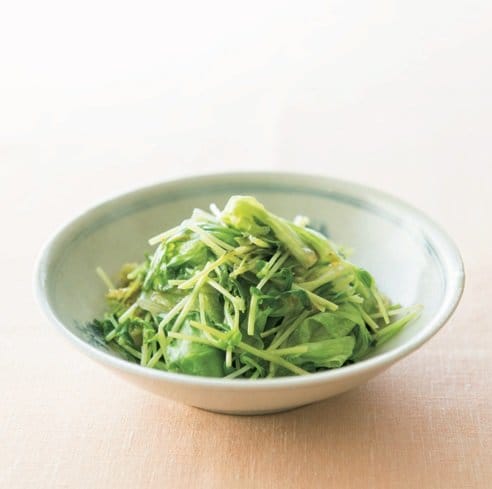 レタスと豆苗蒸し