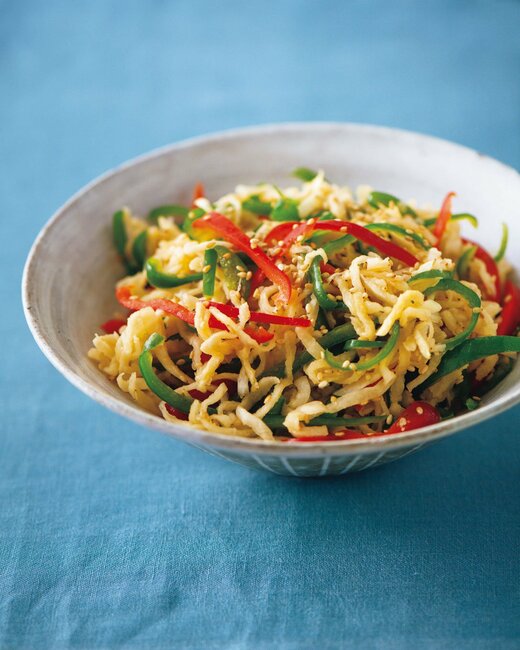 ピーマンと切り干し大根のナムル