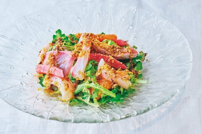 市販のお刺身パックでつくったカルパッチョ