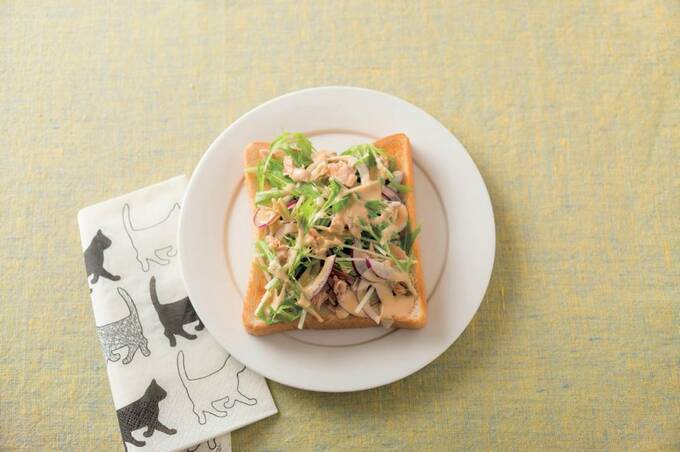 「和風ツナサラダ」トースト