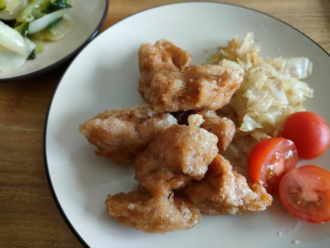 大豆ミートでつくったから揚げ