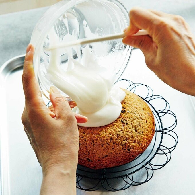 アイシングをかける