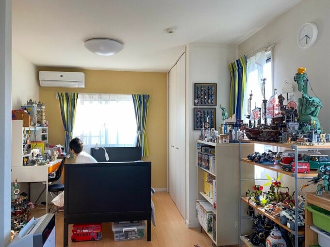 ひとつながりのままの子ども部屋