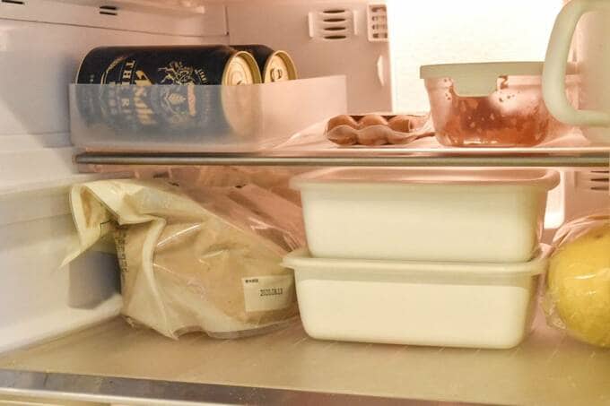 冷蔵庫に入れる