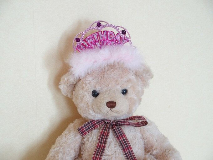 ヌイグルミにカチューシャ