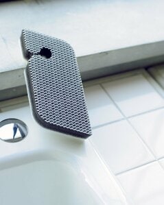 スポンジとブラシが1つに合体！