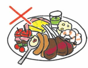 立食スタイルの美しい食べ方