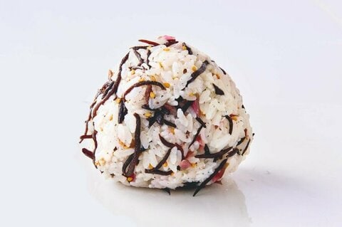 ヒジキ・しば漬け・シラスのゴマにぎり