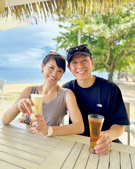 仲の良い夫婦の写真