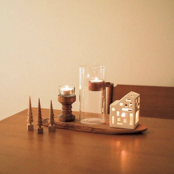 テーブル上キャンドル