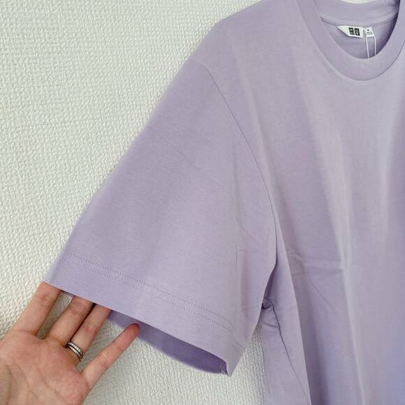 エアリズムコットンオーバークルーネックT袖