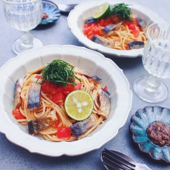 捨てがちなサンマの肝が 大人味のパスタに大変身