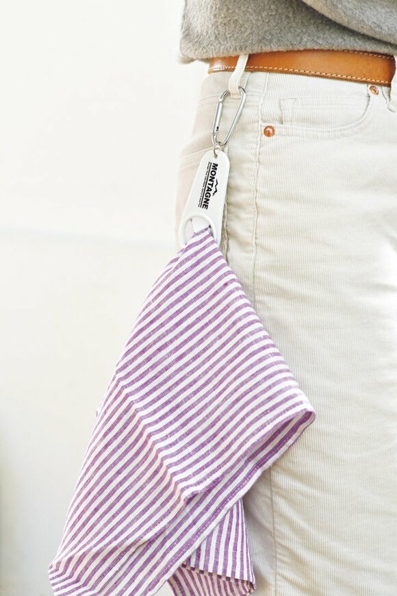 ベルトにタオル