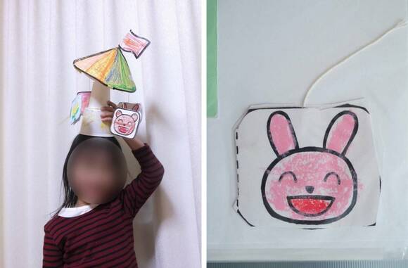 子どもと一緒に写真を撮る