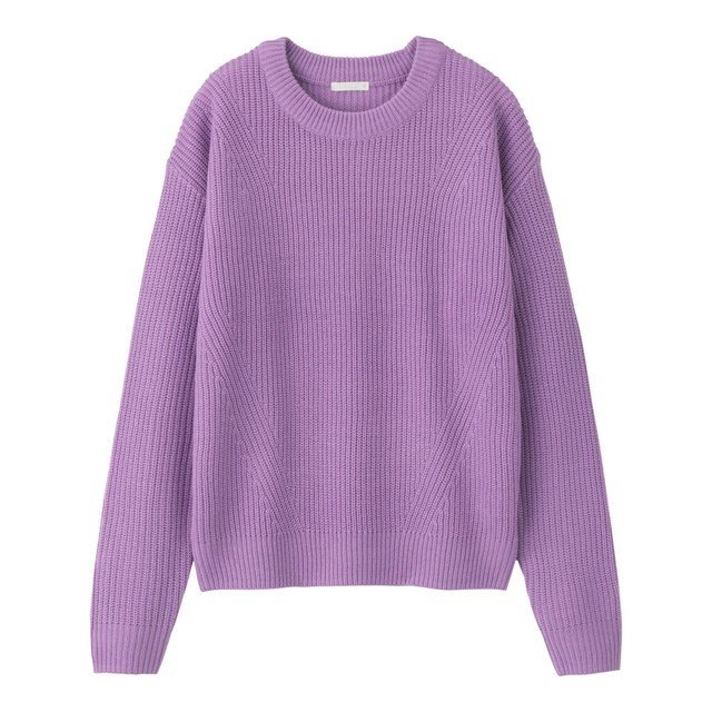 アゼクルーネックカーディガン