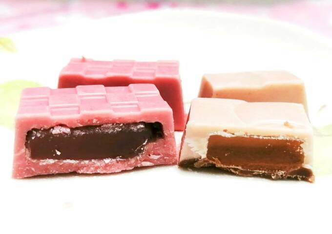 チロルチョコ断面