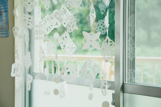 レースのカーテン