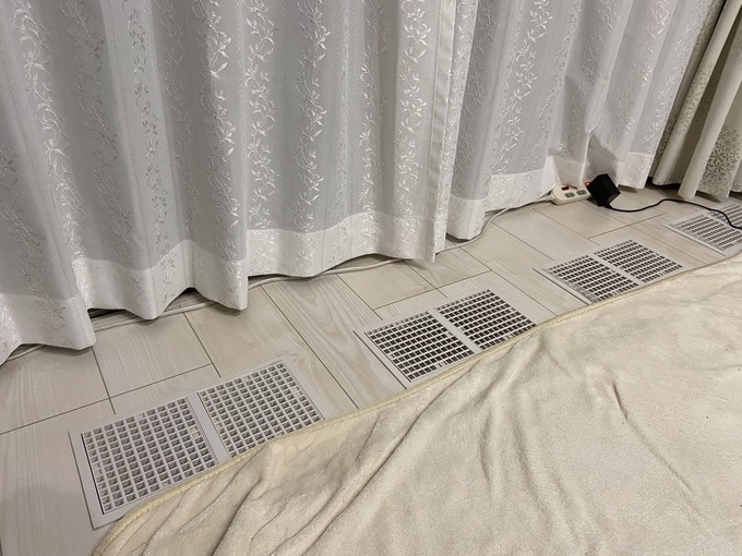 冷暖房の吹き出し口