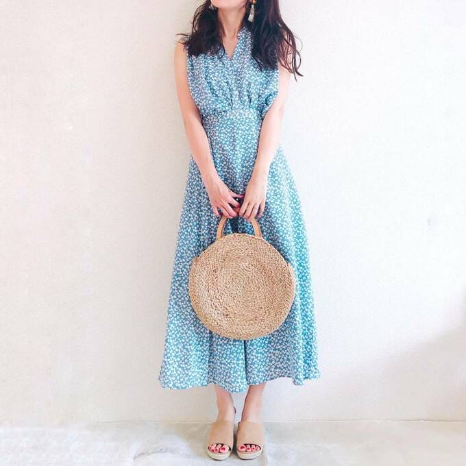 ワンピースに見えちゃうセットアップコーデ