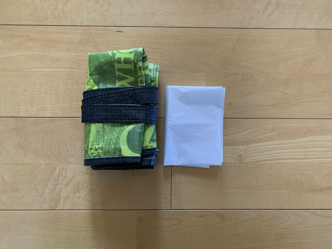 配送に使う梱包資材は、それまで使っていたエコバックとゴミ袋