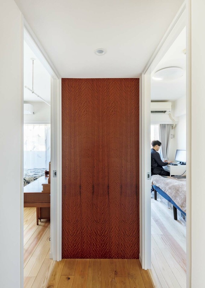 北側にある個室