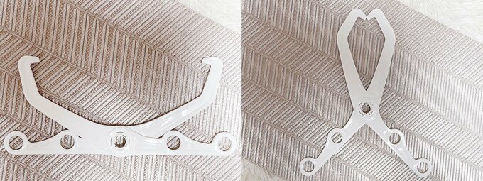 左：開いた時　右：閉じた時