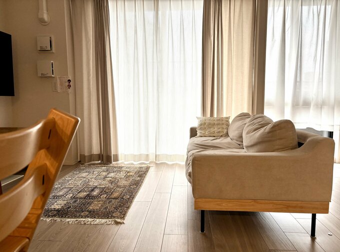 よしいさん宅のリビング