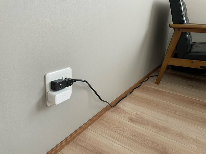 リビングの延長コード