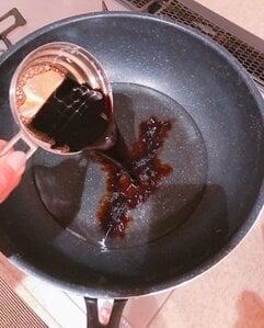 すべてフライパンに入れる