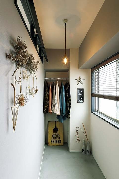 ワイドに広げた玄関土間