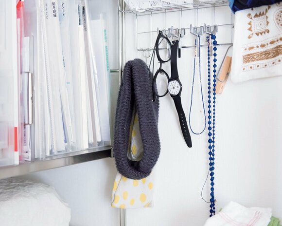 外出時にすぐつけられる