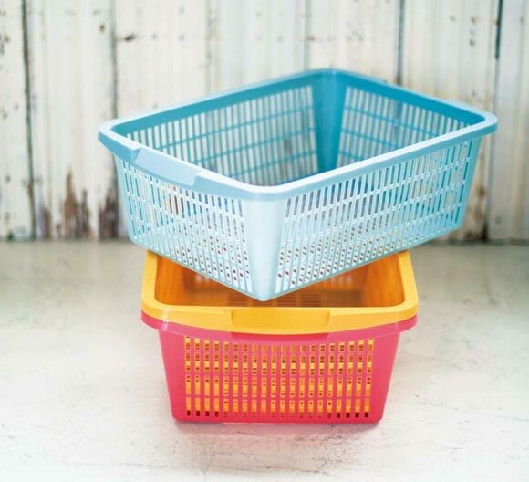 3色そろえたい！グレイッシュなカラーカゴ