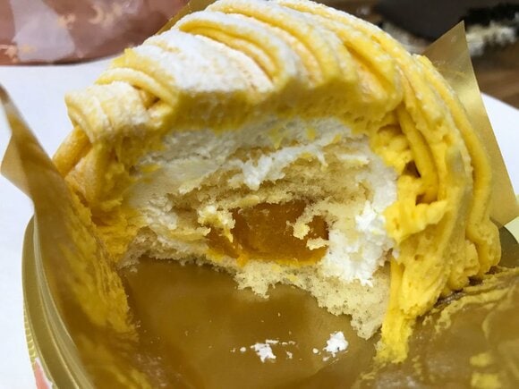 モンブラン断面図