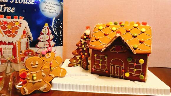 ジンジャーブレッドハウス完成