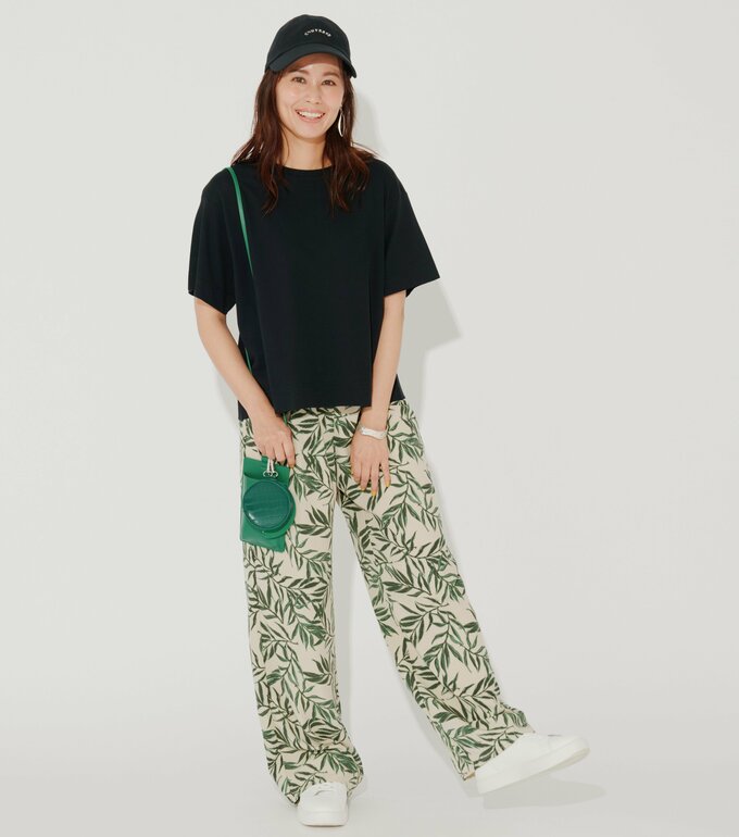 柄パンツコーデ