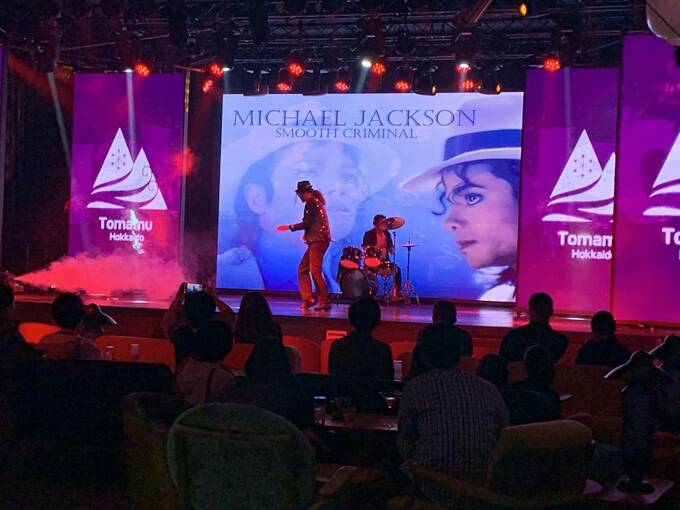 ステージで大盛り上がり