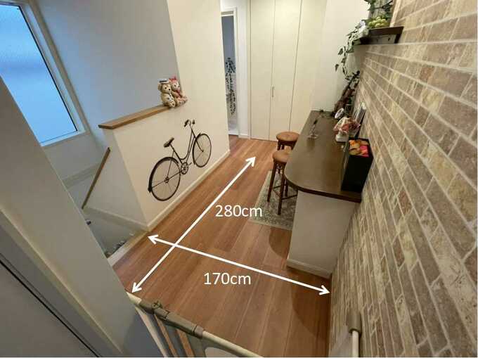 2階ホールの広さ