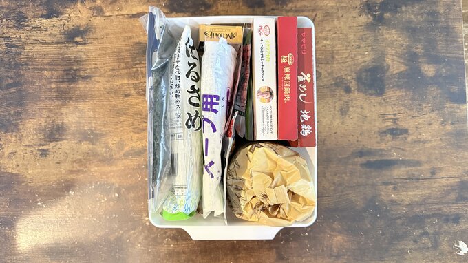 食品を入れているケース