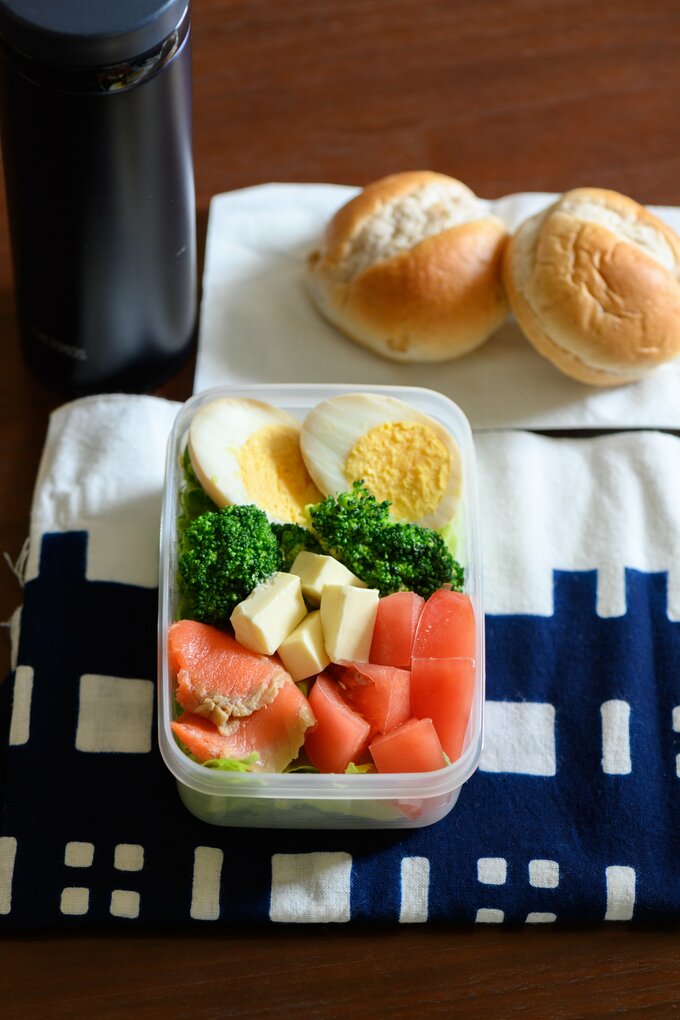 春・夏のサラダ弁当