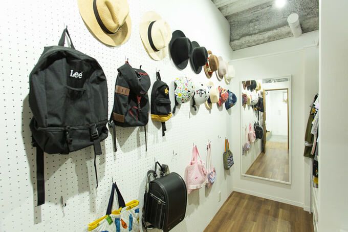 有孔ボードを張ったWIC