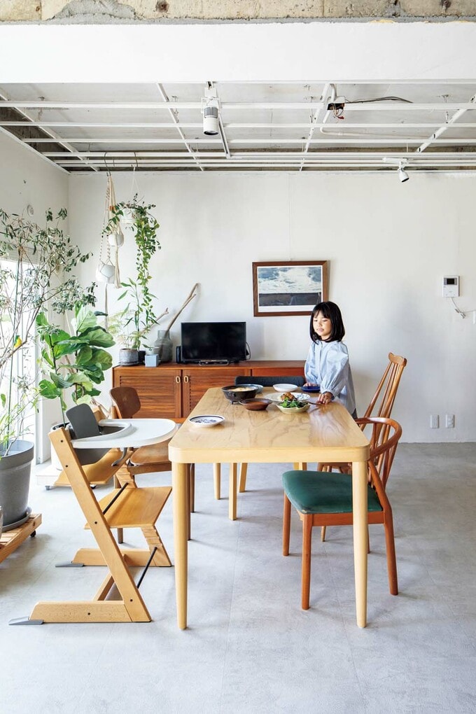 北欧家具でまとめたダイニング