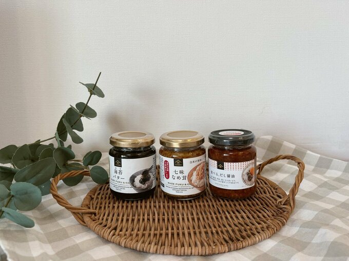 絶品のご飯のお供3つ