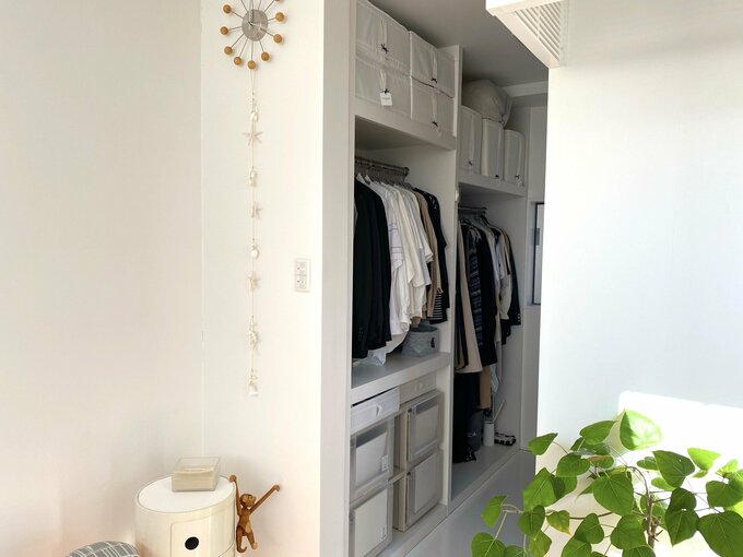 すっきりクローゼットで家事ラクに