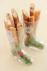 春巻き盛り付け