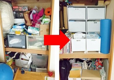 暮らしが変わった人の「ビフォーアフター」3例。散らかったリビングや押し入れが劇的すっきり